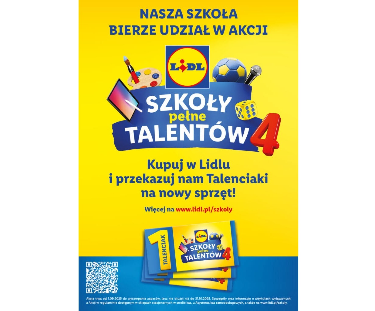 Nasza szkoła bierze udział w akcji TALENCIAKI
